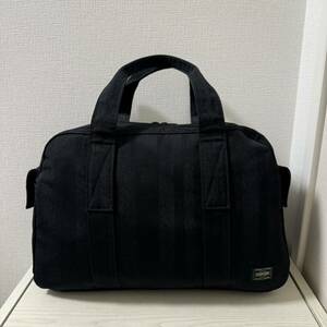 【値下げ】【新品同様】70th PORTER TANGO ポーター　タンゴ　ボストンバッグ　ブラック　黒　70周年　トートバッグ　ちりめん