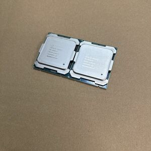 美品 Intel Xeon E5-2699 V4 SR2JS (22コア44スレッド) LGA2011-3 2.20GHz サーバー CPU × 2個セット