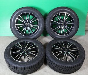 【ト長】 長野県中野市★直接引取限定★ YOKAHAMA iceGUARD iG60 215/55R16 16×6.5J ET38 PCD114.3 タイヤホイール4本 WORK IC704IOC54