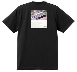 アドバタイジング フォード Ｔシャツ 794 黒 1964 サンダーバード ギャラクシー ファルコン フェアレーン マスタング f100