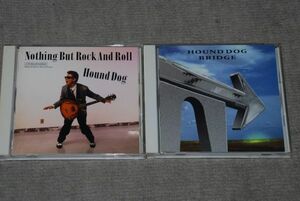 d1298)　CD　２セット　ハウンドドッグ　HOUND DOG　Nothing Buto Rock And Roll　BRIDGE