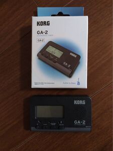 10.15.20 KORGGA-2GUITAR/BASS TUNER 元箱付き　動作品