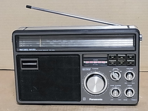  Panasonic 【RF-1410(LBS)】 通電確認を行い、ラジオ受信します ＦＭ76～94MHzまで受信可能 管理 221105200