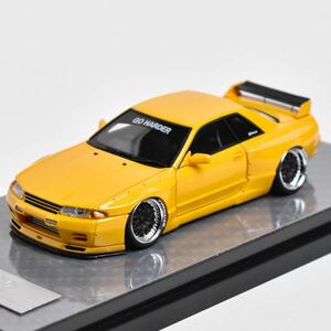 1/64 404 error NISSAN ROCKET BUNNY 日産 GT-R R32 ロケバニ　パンデム　黄色