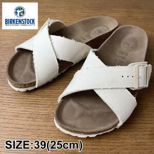 中古 Birkenstock Siena Vegan Canvas ビルケンシュトック シエナビーガン サンダル 39