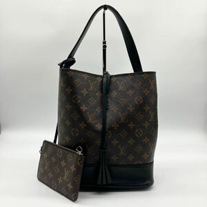 美品 LOUIS VUITTON ルイヴィトン イドール GM ハンドバッグ ショルダーバッグ ワンショルダー ノワール ブラック ポーチ バケツ型