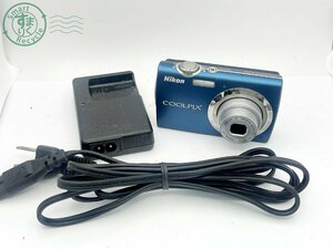 2406604523　■ Nikon ニコン COOLPIX S230 デジタルカメラ ブルー バッテリー・充電器付き 通電確認済み カメラ