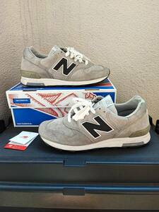 ニューバランス　1400 M1400G 28cm　US10.0 グレー　new balance　J.クルー　ジェイクルー