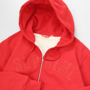 Supreme ◆ Arc Logo Thermal Zip Up Sweatshirt ジップ パーカー 赤 XL アーチロゴ サーマルライナー シュプリーム ◆MU22