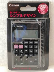 【未使用】Canon キヤノン　LS-10T-BK カバー付き手帳タイプ電卓 10桁 ブラック