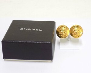 1T638□■CHANEL シャネル ヴィンテージ イヤリング ピアス加工 96A■□【ニューポーン】