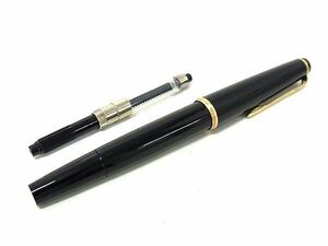 1円 MONT BLANC モンブラン ペン先 14K 585 14金 万年筆 筆記用具 文房具 ステーショナリー ブラック系×ゴールド系 BI2403