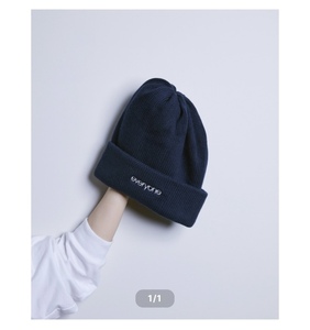 新品 ネイビー everyone COMESANDGOES COTTON BEANIE ビーニー スタイリスト私物 ENNOY 三好良 