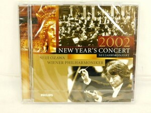 M201★SEIJI OZAWA 小澤征爾 CD 2002 NEW YEARS CONCERT NEUJAHSKONZERT WIENER PHILHARMONIKER 独盤？ 未使用品★全国一律185円