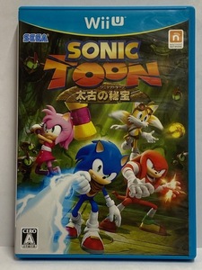 【Wii U】 完動品 SONIC TOON ソニックトゥーン 太古の秘宝 