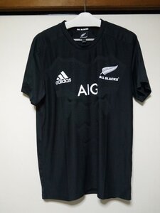 ▽♪ adidas アディダス O ラグビー オールブラックス ユニフォーム Tシャツ 黒