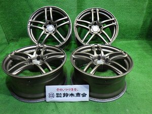 中古 17インチ 17×8J 5穴 AVS MODEL T5 社外 アルミホイール 4本セット PCD114.3 廃盤 希少 チェイサー ステージア