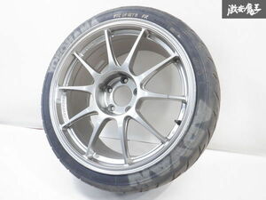 Weds ウェッズスポーツ TC105N 18インチ 9J +35 PCD114.3 5穴 1本 ヨコハマ 230/640R18 シルビア チェイサー スカイライン ★ 棚1G11