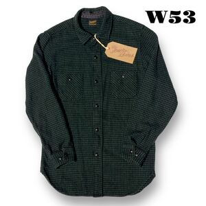 ★年末セール中！ TENDERLOIN テンダーロイン T-WOOL SHT PLAID 長袖 シャツ ウール ブロック チェック ロング グリーン ブラック 緑 黒 S