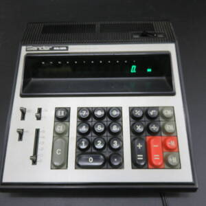 SANDER SS-12R 昭和レトロ 電卓 サンプライ工業　サンダー　ELECTRONIC CALCULATOR　計算機　当時物