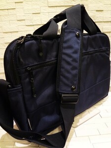 極美品 DSPTCH (ディスパッチ) 2WAY ブリーフケース ショルダーバッグ NAVY