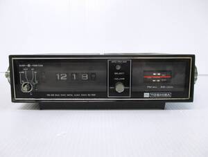 東芝 RC-720F クロックラジオ 昭和レトロ☆TOSHIBA