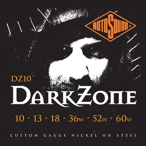 ロトサウンド ギター弦 3セット DZ10 DARKZONE CUSTOM GAUGE 10-60 エレキギター弦×3セット ROTOSOUND