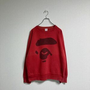 90s A BATHING APE アベイシングエイプ BAPE スウェット トレーナー - Size M