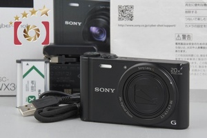 【中古】SONY ソニー Cyber-shot DSC-WX300 ブラック コンパクトデジタルカメラ 元箱付き