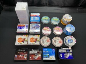 E5-297 未使用 記録媒体 まとめて 計17点 (251枚) DVD-RW /DVD-RAM /BD-R /BD-RE /CD-R / 等 Panasonic /maxell /TDK