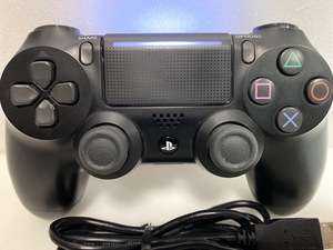 PS4 純正コントローラ★デュアルショック４★ジェットブラック★DUALSHOCK⑨