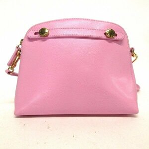 フルラ FURLA ショルダーバッグ 928994 パイパーミニ レザー ピンク 美品 バッグ