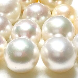 1円〜!!◆南洋白蝶真珠おまとめ154.5ct◆f 約30.9g 10.5-14.5mm 真珠 pearl パール ルース 裸石 宝石 jewelry 片穴 両穴 w3マ20