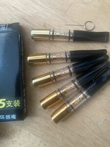 新品　シガレットホルダー　ヤニ取り　洗浄可能　５本入り　喫煙具