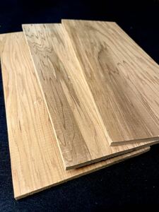 『N-0258』屋久杉 笹杢 薄板材3点セット (寸法縦301㎜幅119㎜厚6㎜） ハンドメイド素材 希少材 銘木