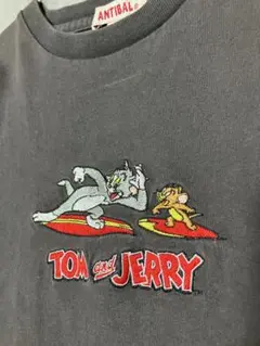 【ANTIBAL】TOM and JERRY トムジェリ 半袖　M　刺繍