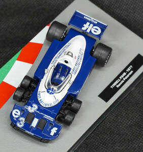 ●105　TYRRELL P34B ティレルP34B 〈ロニー・ピーターソン〉1977　　F1マシンコレクション1/43デアゴスティーニ 模型のみ