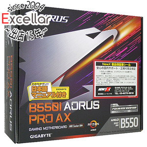 GIGABYTE Mini ITXマザーボード B550I AORUS PRO AX Rev.1.0 SocketAM4 [管理:1000022493]