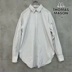 THOMAS MASON トーマスメイソン ストライプシャツ size38