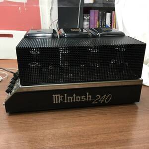 【動作品】McIntosh マッキントッシュ MC240 真空管 パワーアンプ