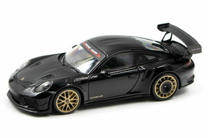 ミニチャンプス 1/43 ポルシェ 911 (991 2) GT3 RS MR マンタイ レーシング 2018 ブラック / ゴールデンリム 300台限定