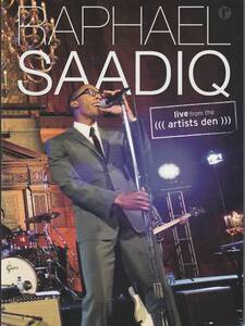 中古DVD■R&B/SOUL■RAPHAEL SAADIQ／Live From The Artists Den／ライブ映像■Tony Toni Tone, Lucy Pearl, D