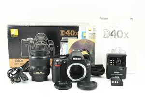 ★美品　動作確認済★ NIKON ニコン D40X Kit 箱 説明書付きショット数 689枚 AF-S DX 18-55mm f3.5-5.6 GⅡ 防湿庫管理 #C759