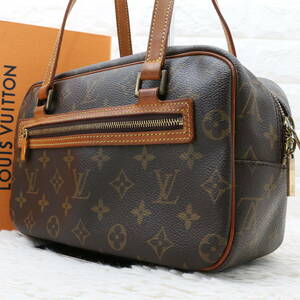 LOUIS VUITTON ルイヴィトン シテMM モノグラム レザー ヌメ革 PVC ショルダーバッグ ハンドバッグ M51182 メンズ レディース ブラウン