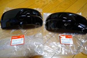 ★新品 オデッセイ RC1用 ドアミラー スカルキャップ　黒 NH731P 左右セット HONDA ODYSSEY Door Mirror Skull Cap SET ホンダ 純正部品