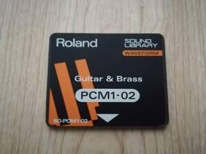 Roland Sound Library Guitar&Brass SO-PCM1-02【動作確認済み】