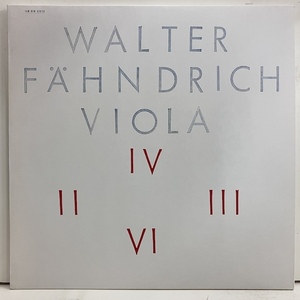 ■即決 現代音楽 ECM Walter Fahndrich / Viola ECM1412 ecm0703 独オリジナル 