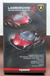 京商1/64★ランボルギーニ ミニカーコレクション６★LAMBORGHINI Murcielago R-GT Team JLOC レッド★KYOSHO2015