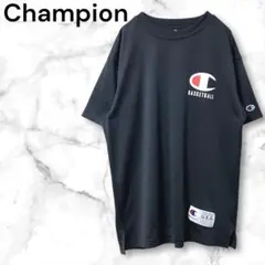 【チャンピオン】バスケットボールTシャツ カットソー プルオーバー ビックロゴ