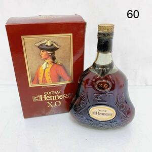 5SA096 【未開栓】ヘネシー Hennessy エクストラオールド XO ブランデー コニャック グリーンボトル 金キャップ 700ml/40％ 現状品